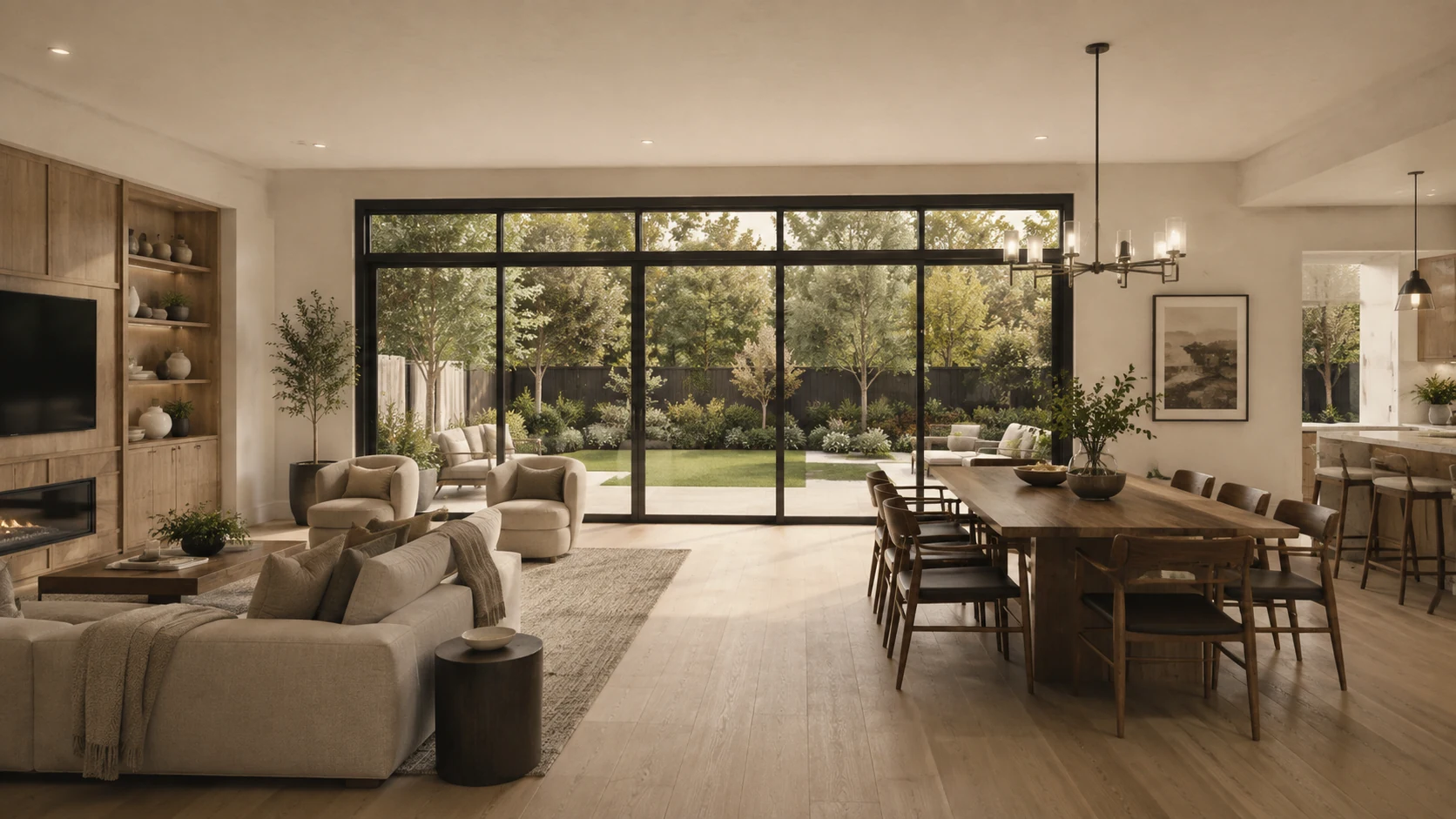 High-end additions work best when the new square footage and the renovated existing rooms are planned as one composition.